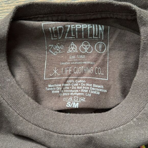 Urban Outfitters Led Zeppelin 1971 Wembley Stadium T-Shirt Dress Size S/M - Picture 6 of 6